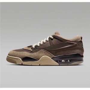AIR JORDAN 4 RM IRONSTONE/MEDIUM OLIVE-BAROQUE BROWN FQ7939-022-SIZE 9.5